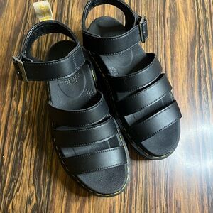 Dr. Martens Black Sandals